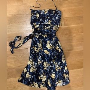 Reformation Wrap Halter Dress